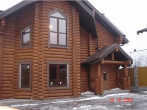 готовый деревянный дом