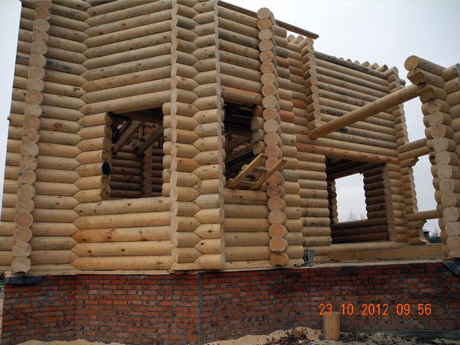 дома из бревен