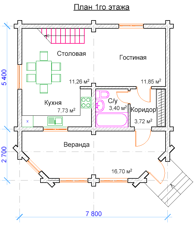 Дома с балконом